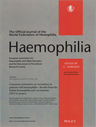 Immagine di reprint haemophilia hae.13756 Santagostino