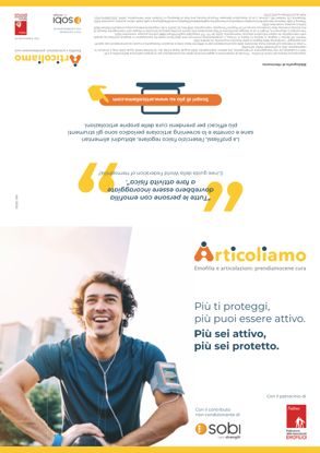 Immagine di Più ti proteggi, più puoi essere attivo. Più sei attivo, più sei protetto.